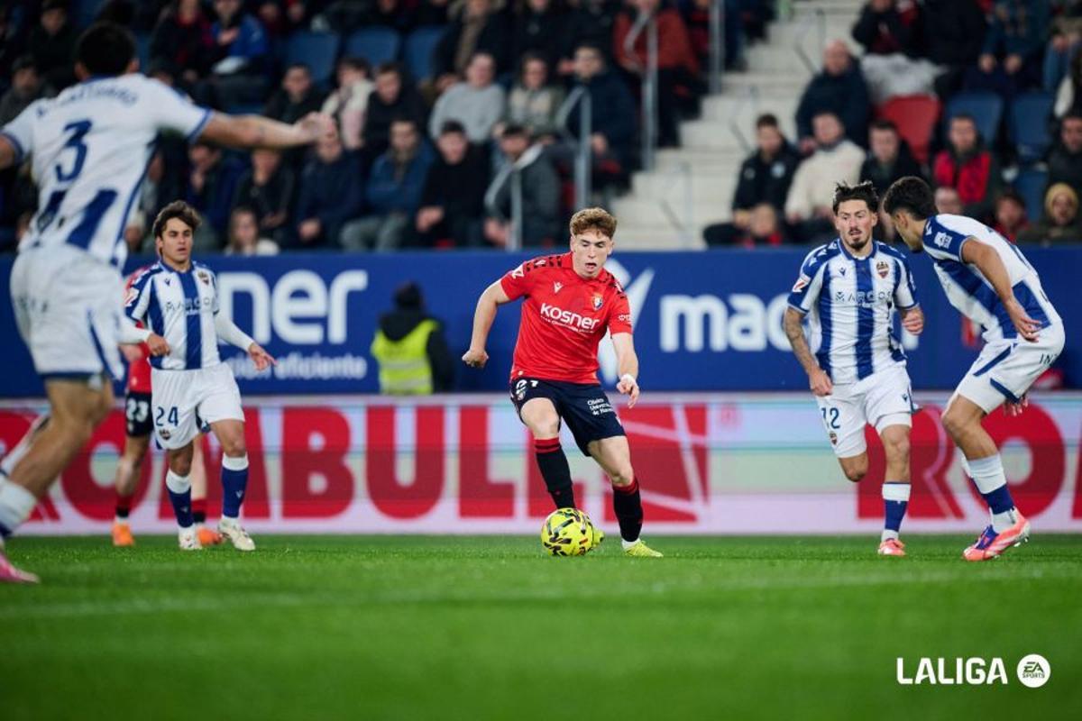 Víctor Muñoz, jugador de Osasuna, con pasado en la cantera del Real Madrid