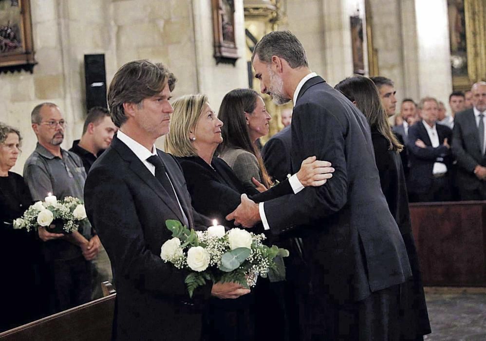 Die spanischen Könige trauern mit Mallorca