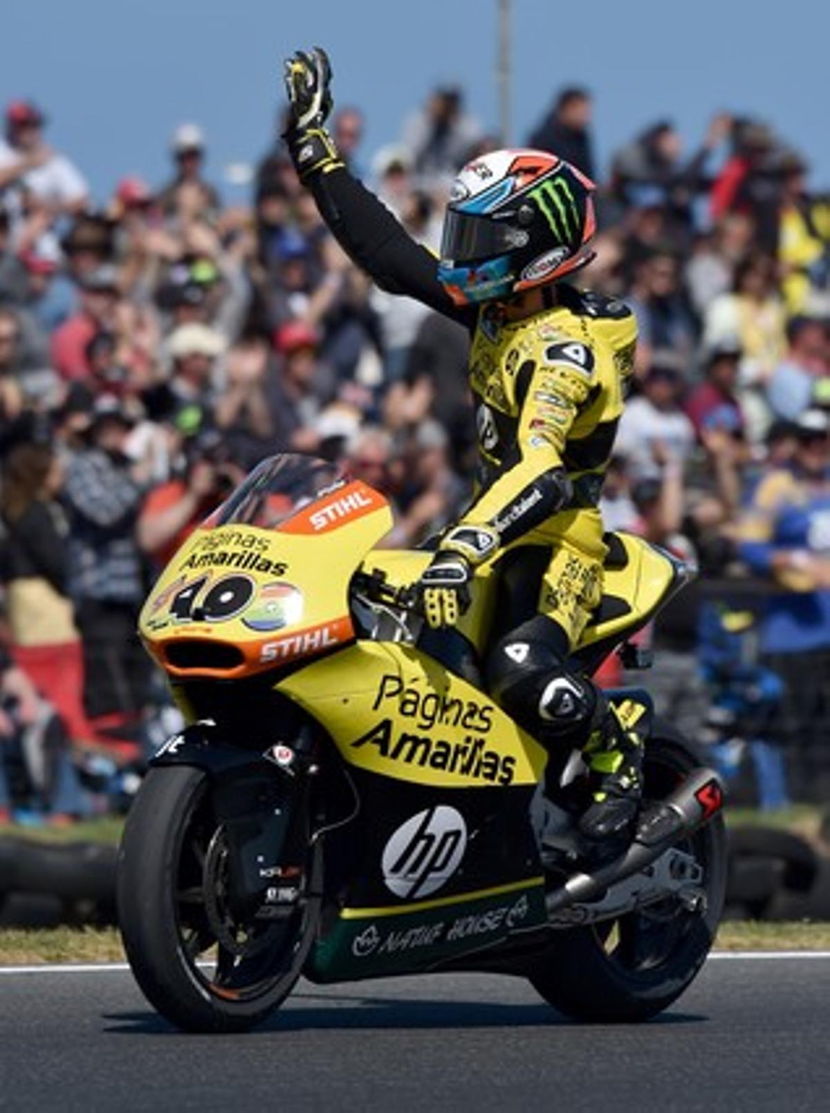 Las imágenes  del GP de Australia de motociclismo