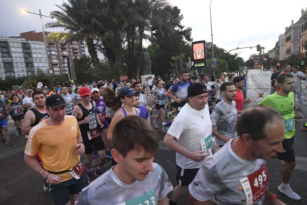 Carrera nocturna de Murcia, en imágenes