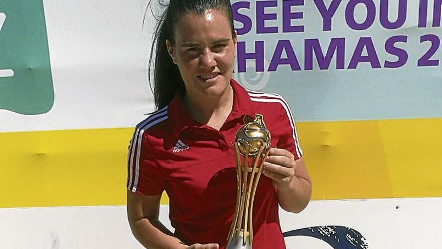 Selene Alegre, clave en la victoria de España en el Mundialito