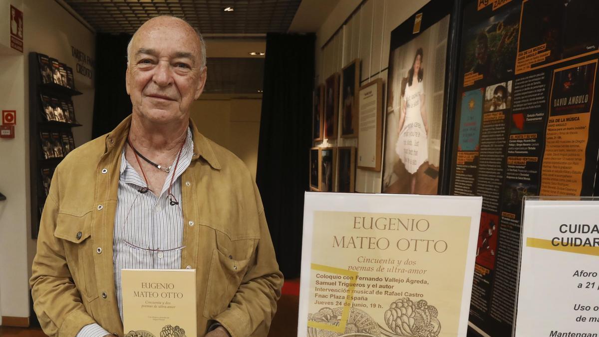 Eugenio Mateo Otto, en la presentación de su último libro.