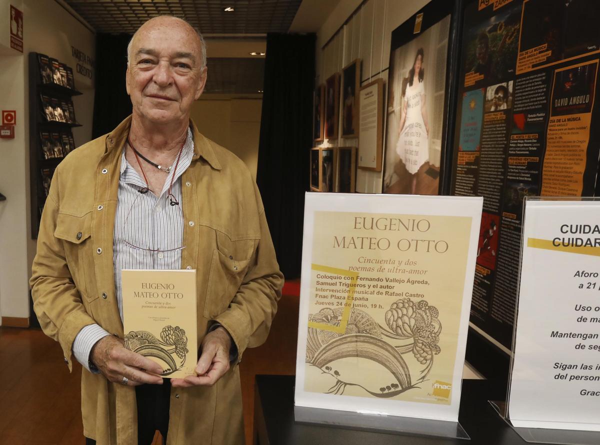 Eugenio Mateo Otto, en la presentación de su último libro.