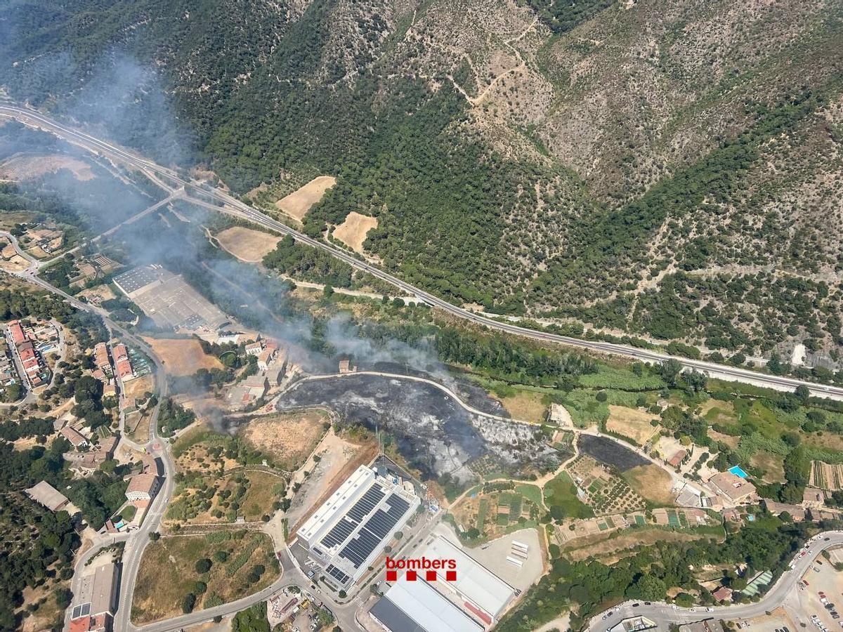 Incendi a Capellades