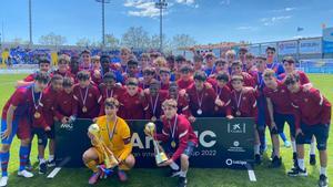 El Cadete A del Barça se proclama campeón del MIC ante el Granollers