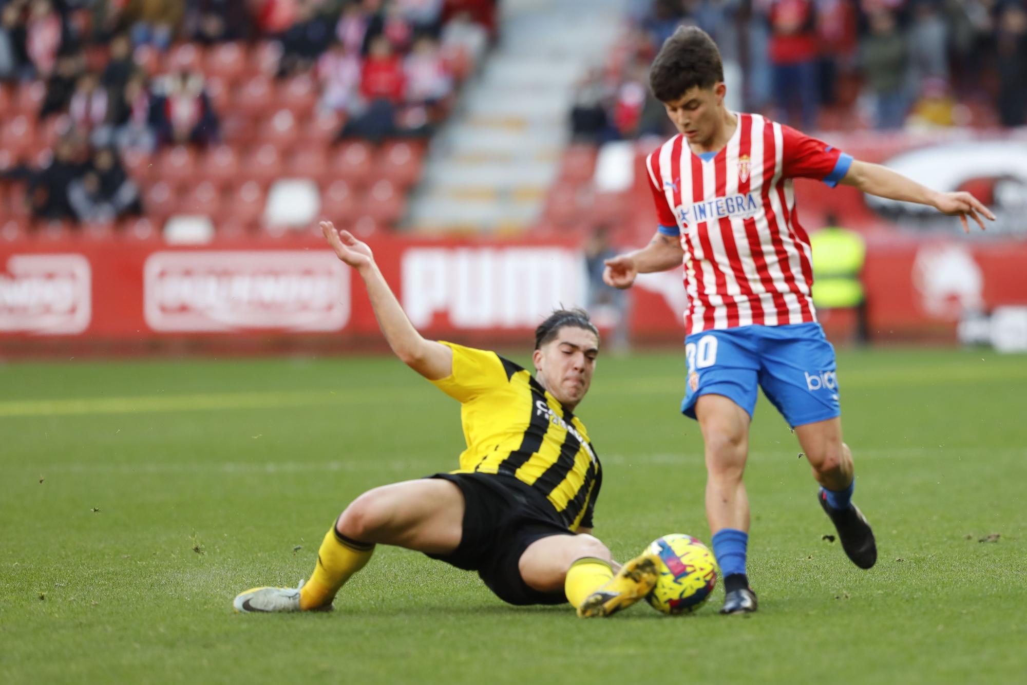 EN IMÁGENES: El encuentro entre el Sporting y el Real Zaragoza