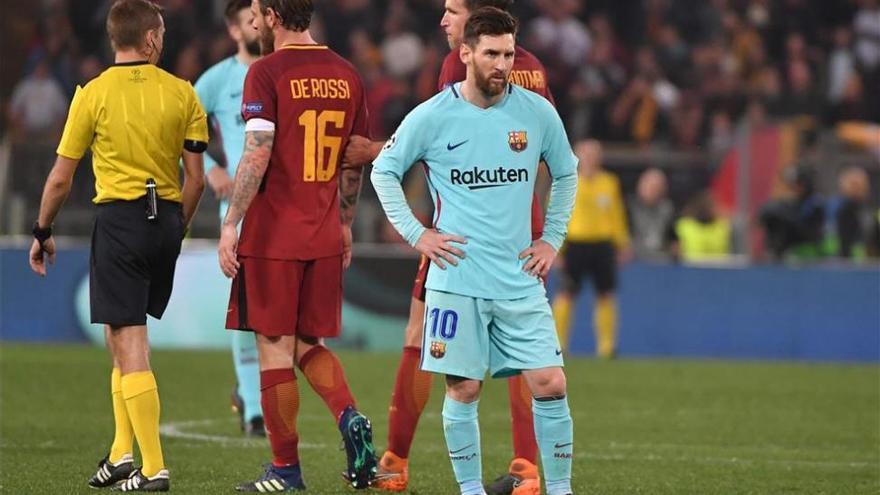 La Roma gana 3-0 y elimina al Barcelona