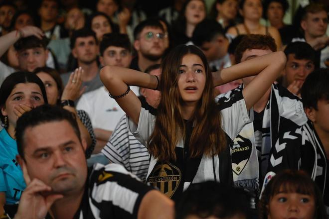 Así vivió la afición albinegra en Castalia el triste desenlace para el CD Castellón