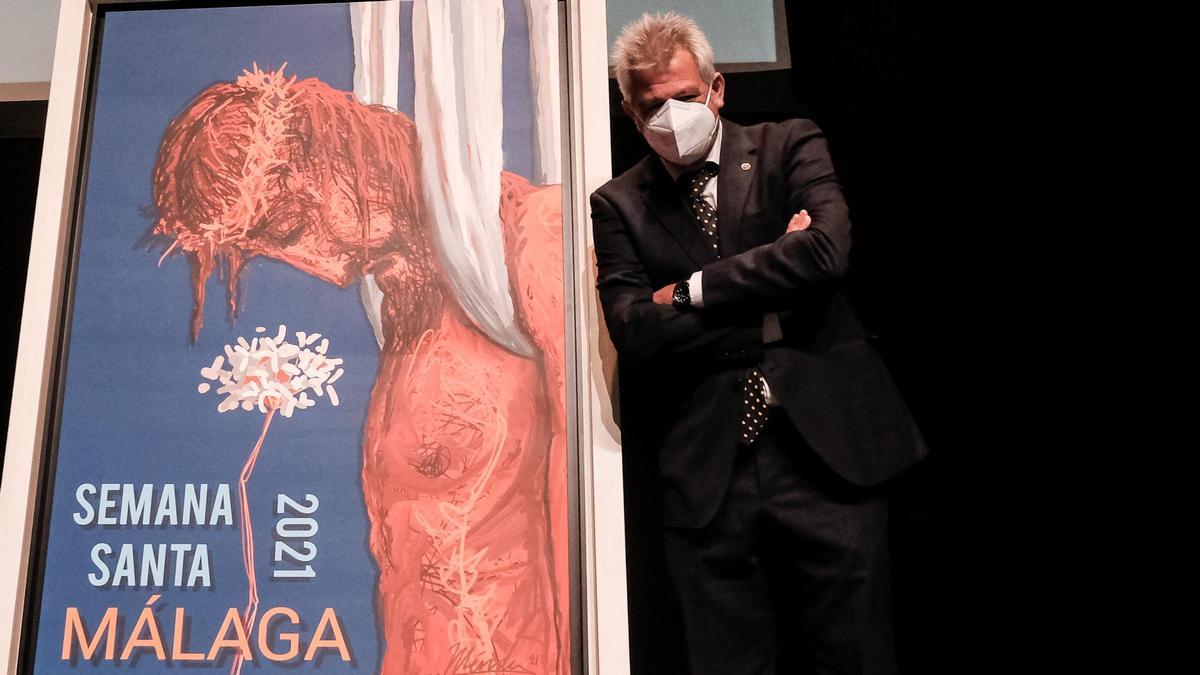 Proceso creativo del cartel de la Semana Santa de Málaga de 2021