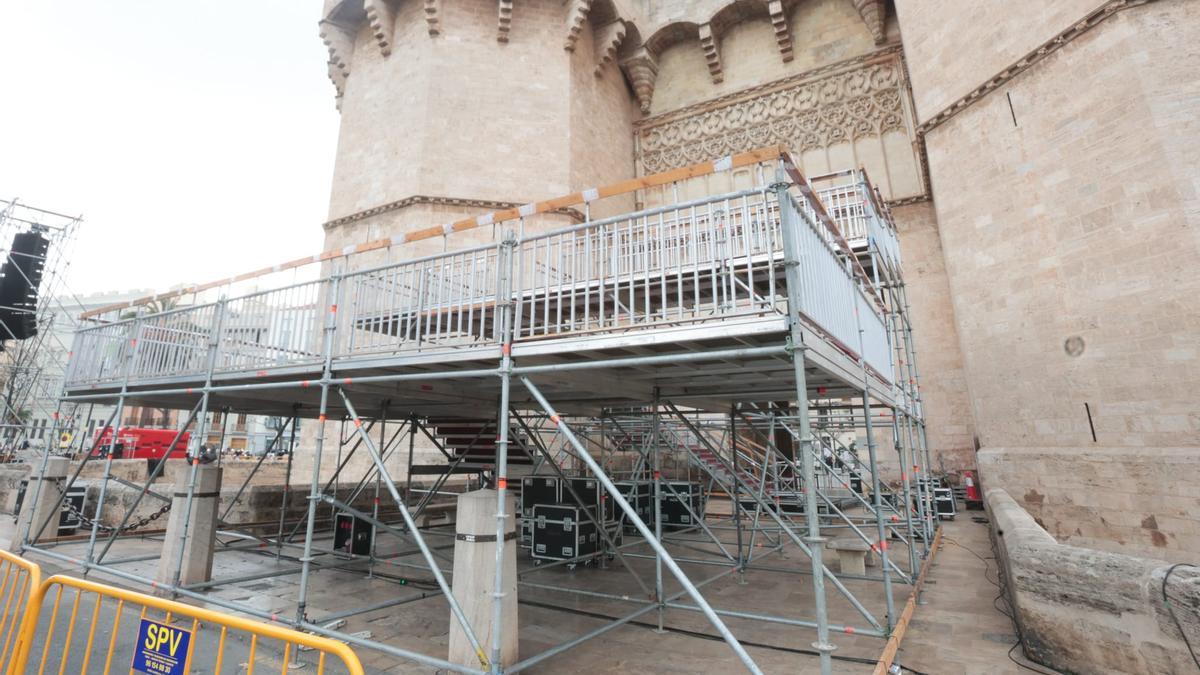 Preparativos para la Crida de las Fallas 2025