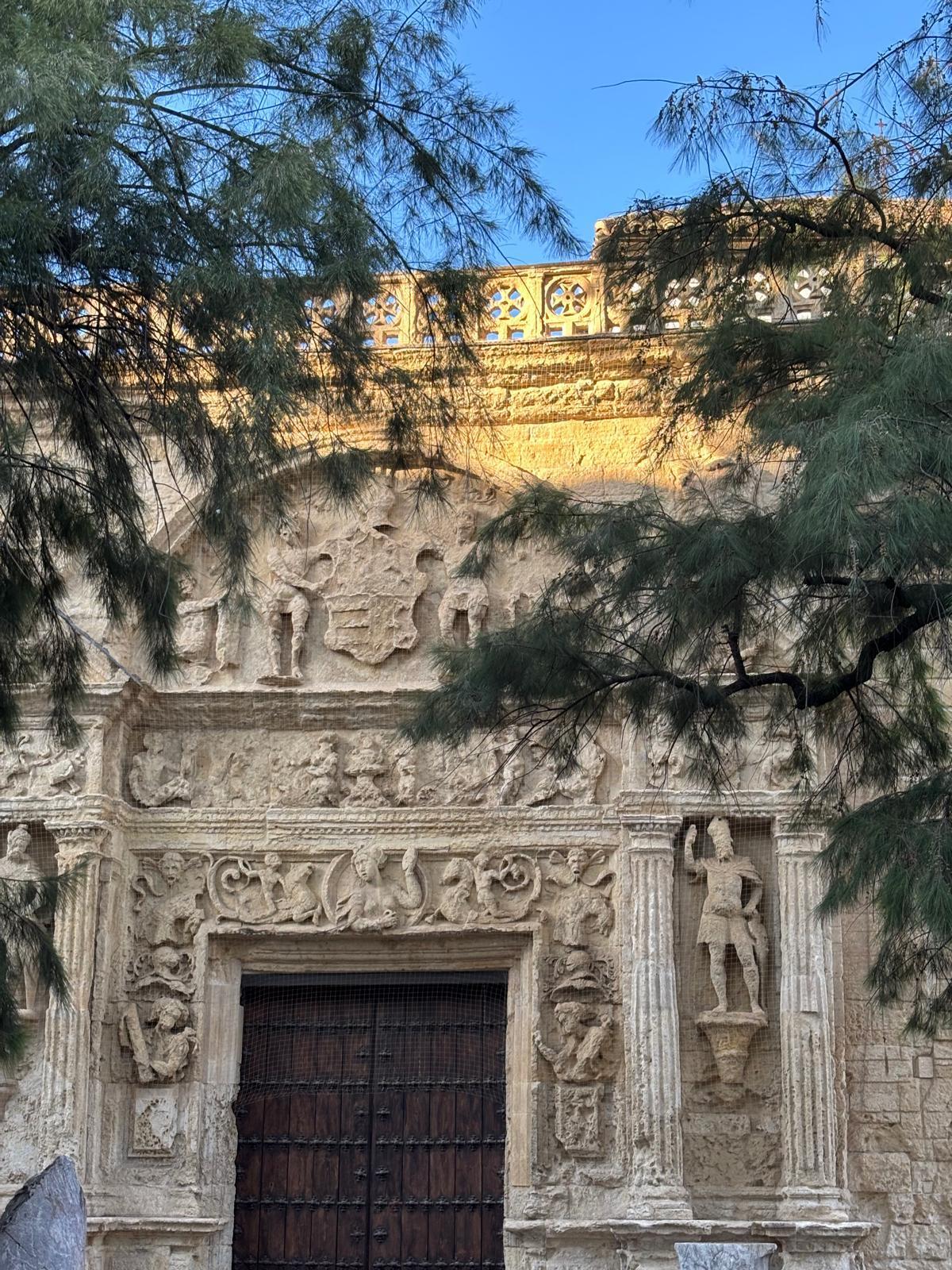 Portada del Palacio de Jerónimo Páez de Castillejo.