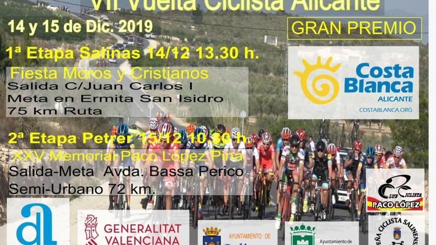Cartel anunciador de la prueba ciclista que se disputa este fin de semana