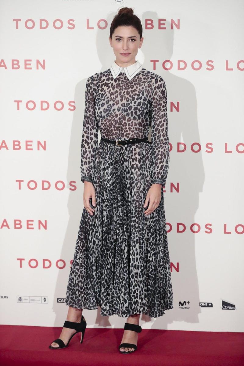 Bárbara Lennie en el estreno de 'Todos lo saben'