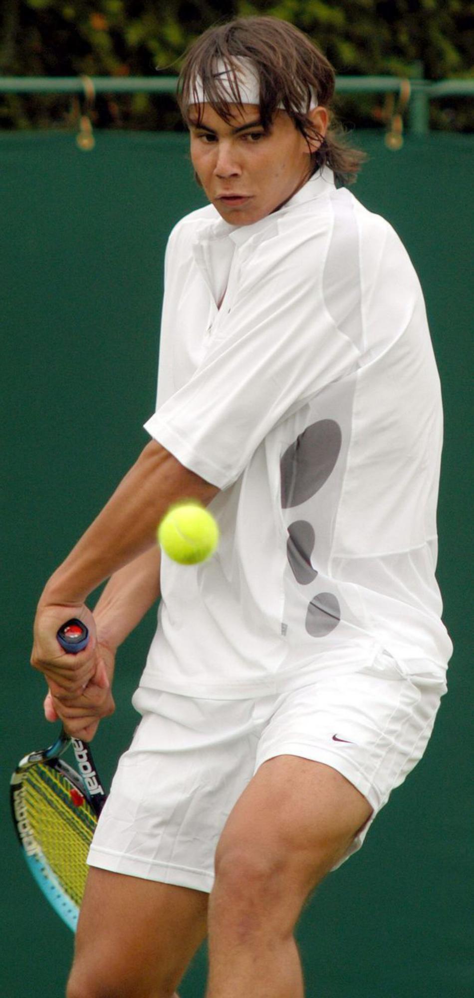 Nadal, en Londres, en 2003. | Sergio Carmona