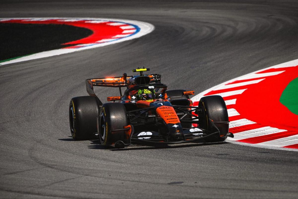Lando Norris en el Circuir de Barcelona-Catalunya