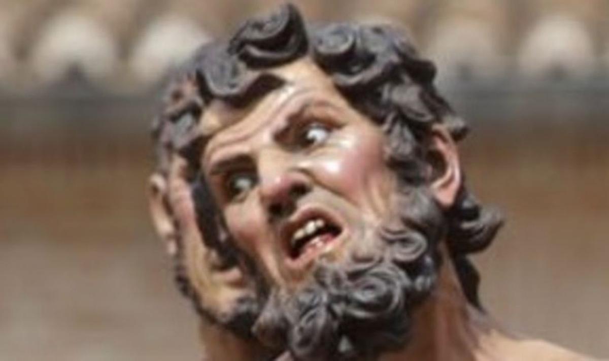 El malhechor Barrabás, liberado en vez de Jesús.