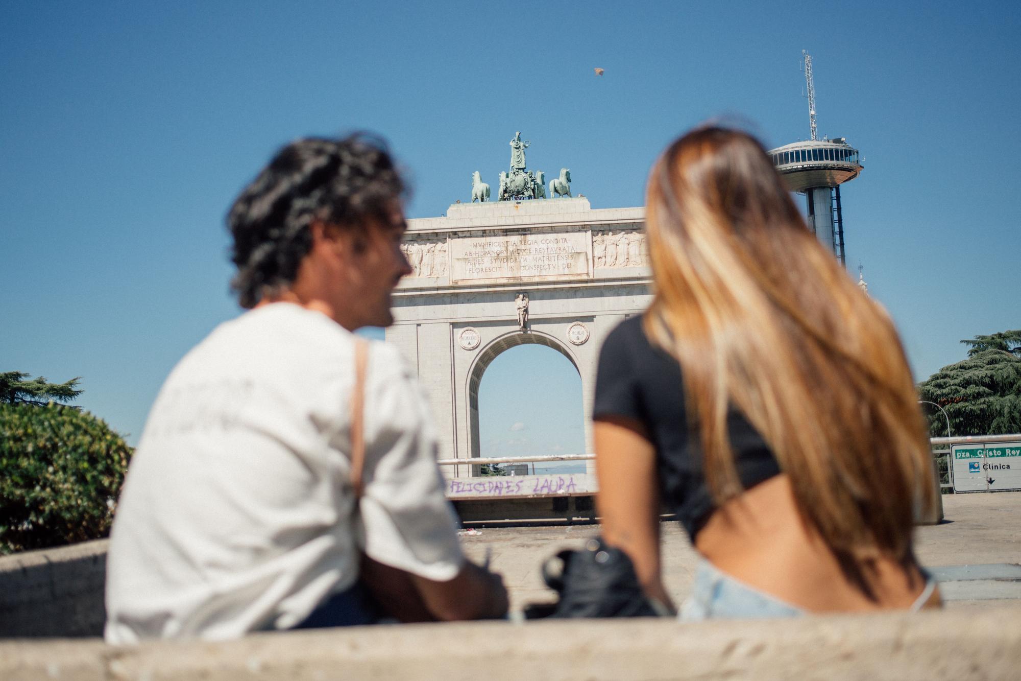 Arco franquista de la Victoria, en Moncloa, Madrid.