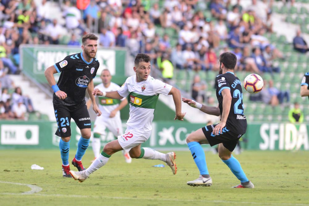 La victoria del Elche ante el CD Lugo en imágenes