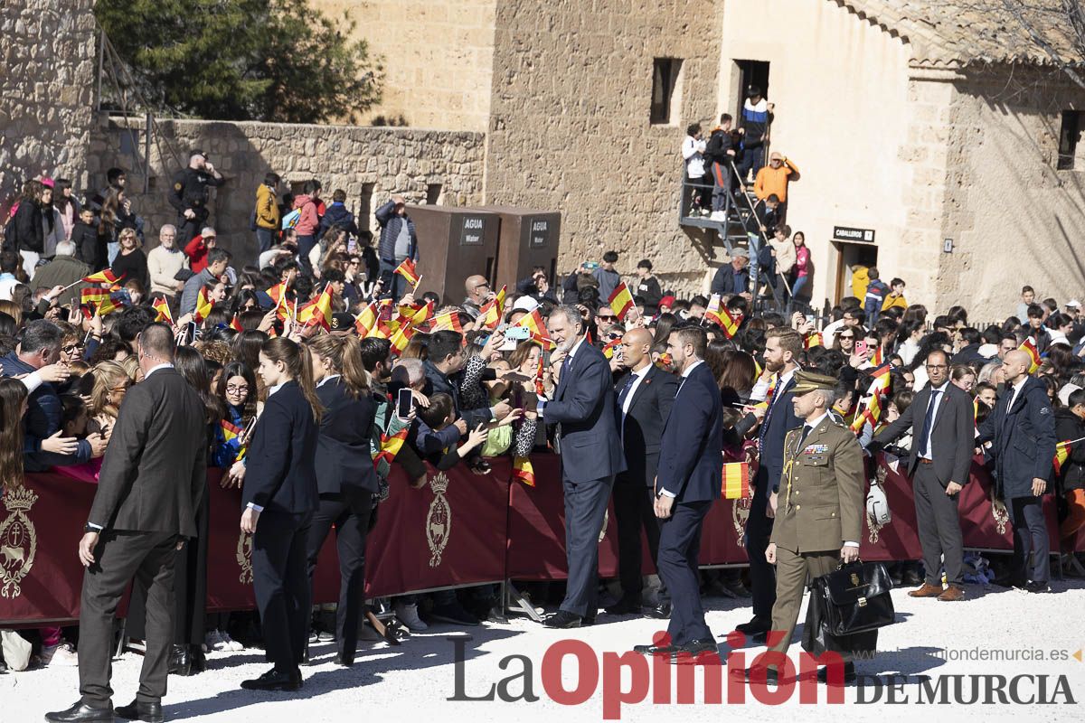 Visita de los reyes de España a Caravaca (explanada de la Basílica)