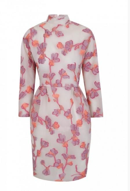 Vestido de flores bordadas, The 2nd Skin Co