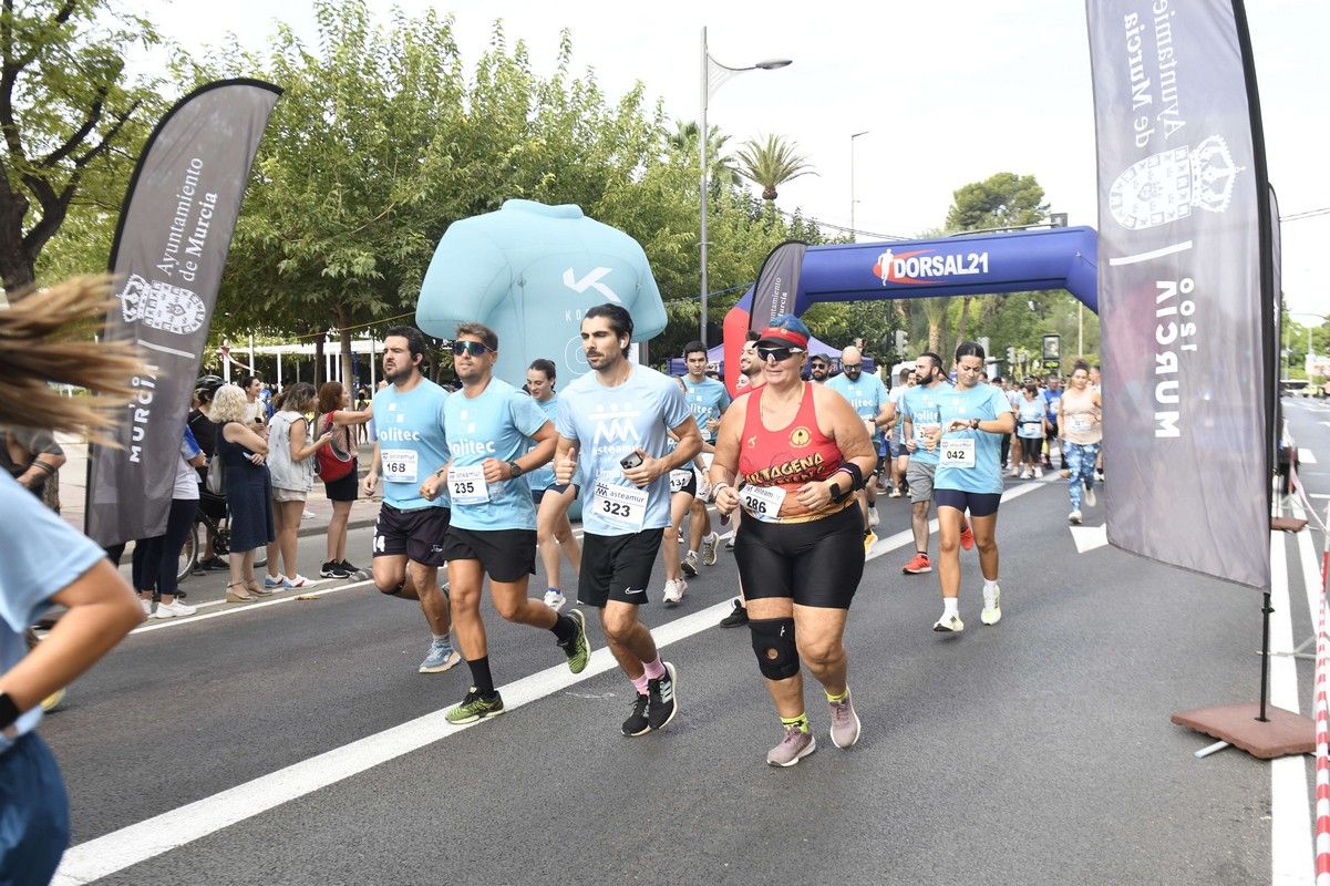 La carrera y marcha Solidaria Asteamur, en imágenes