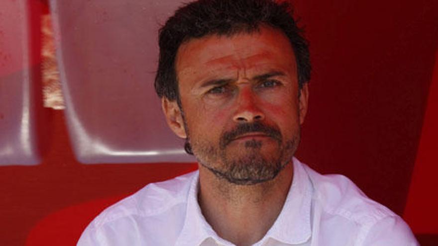 El entrenador del Celta de Vigo, Luis Enrique