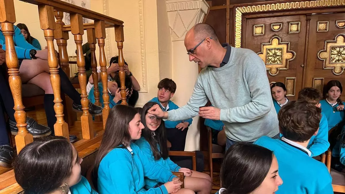 Celebración del Miércoles de Ceniza en los jesuitas de Gijón