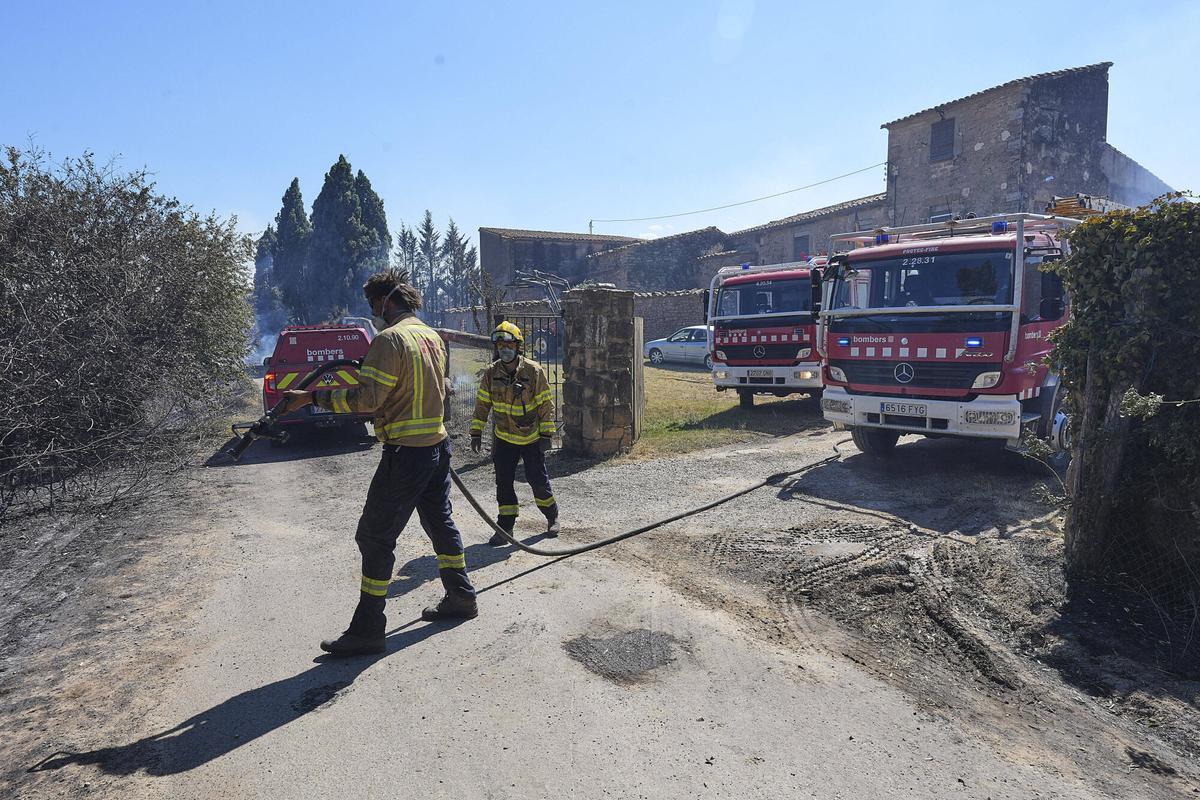 Les imatges de l'incendi de Vilavenut Les imatges de l'incendi de Vilavenut