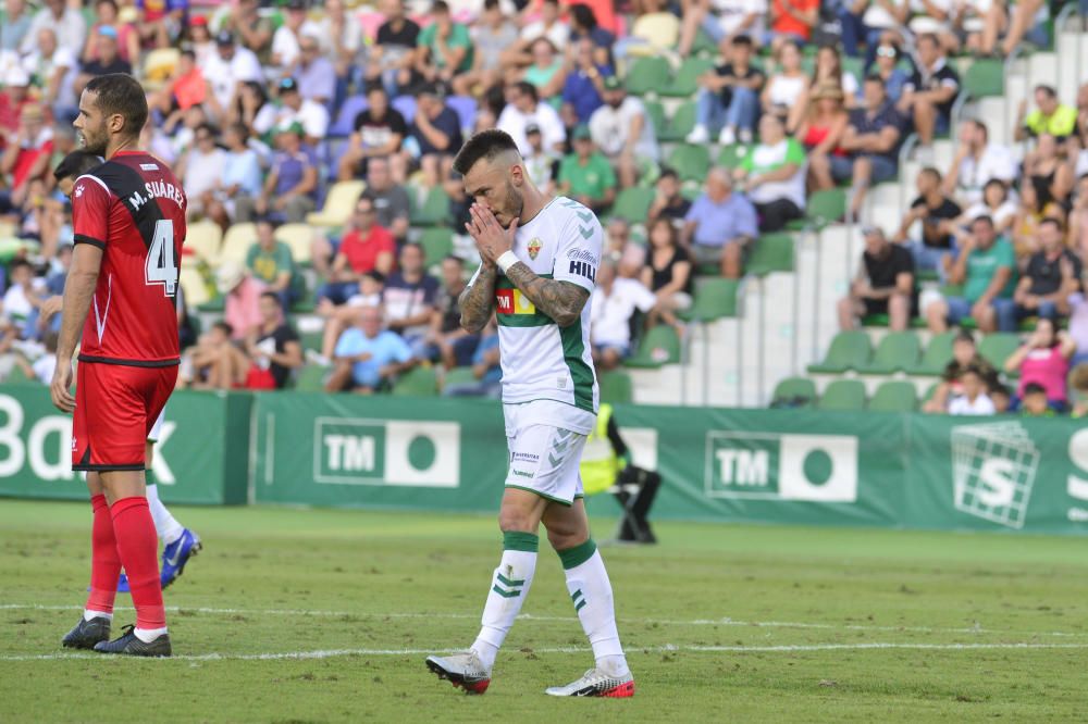 Elche y Rayo empatan en un gran partido