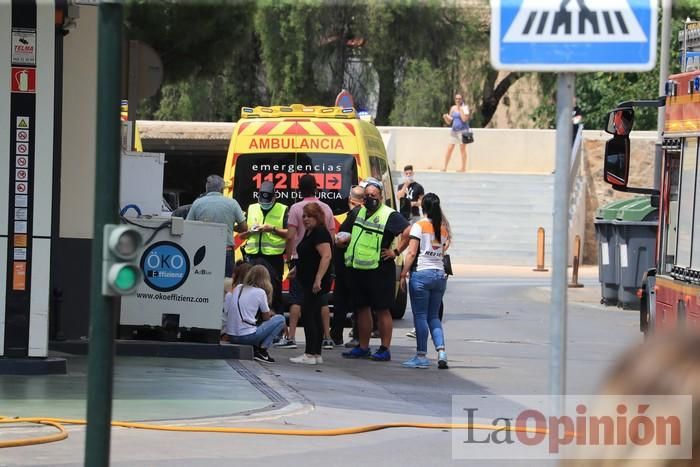 Explosión en una gasolinera de Cartagena