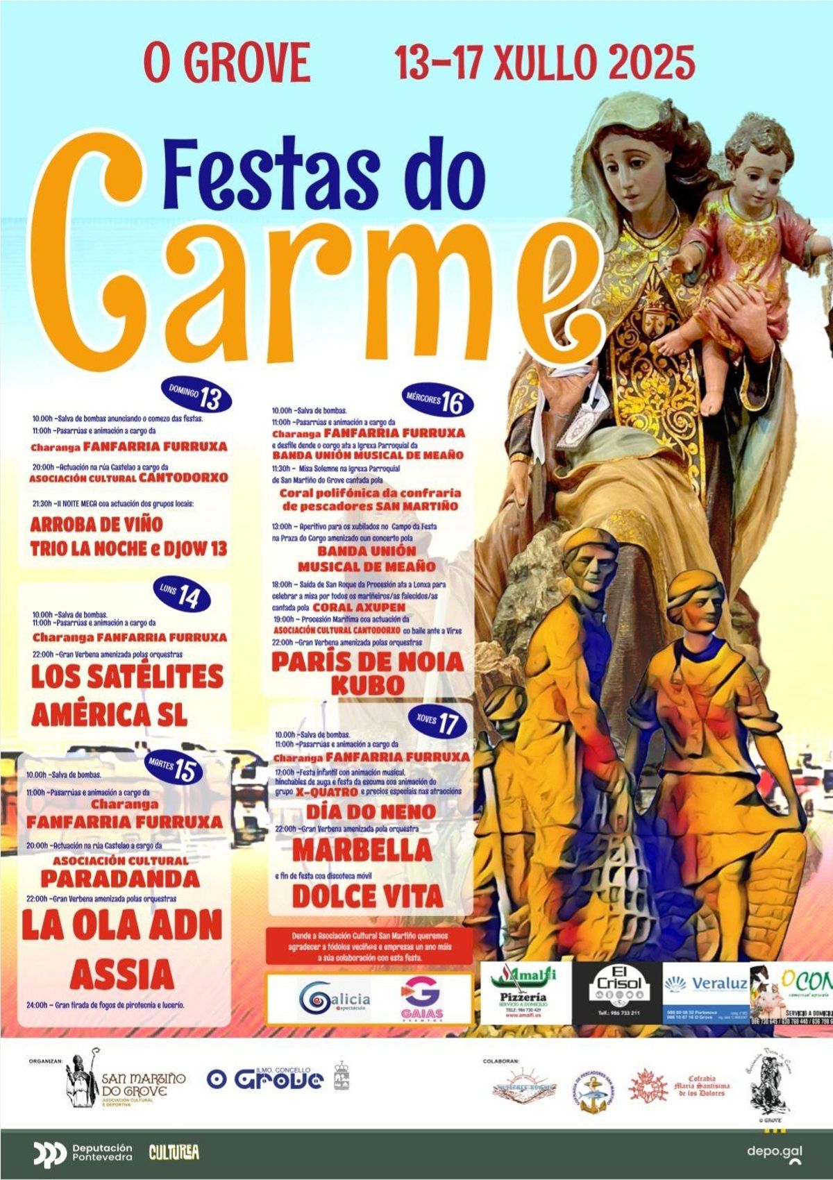 El programa de fiestas.