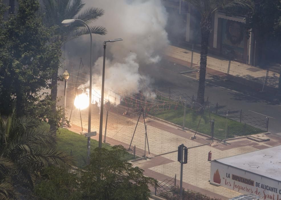 Hogueras 2018: Mascletá de las Hogueras de Alicante de 23 de junio.