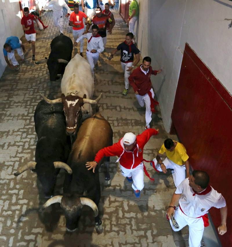 Penúltimo encierro de las fiestas de San Fermín