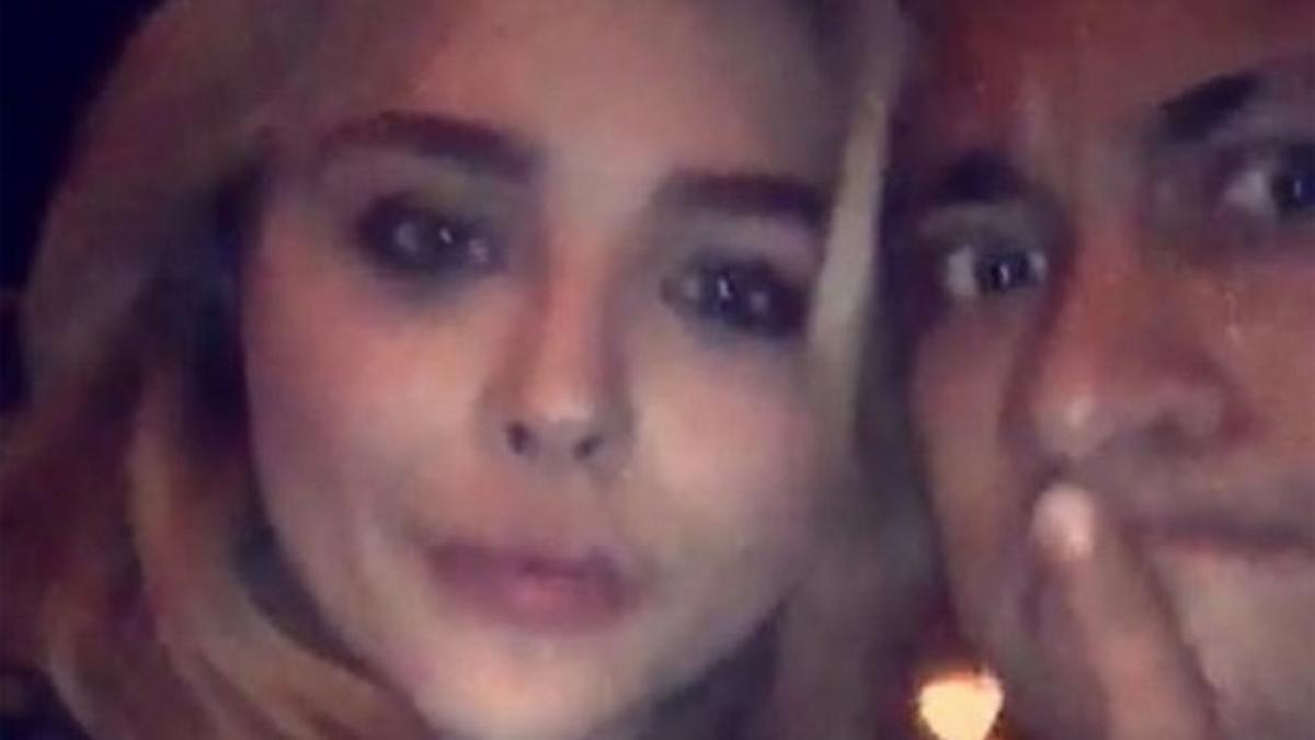 Esta es la fotografía de Neymar y Chloe Grace Moretz