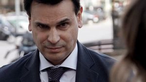 Alberto Gónzalez Amador, novio de Isabel Díaz Ayuso a la llegada a los juzgados de Plaza de Castilla.