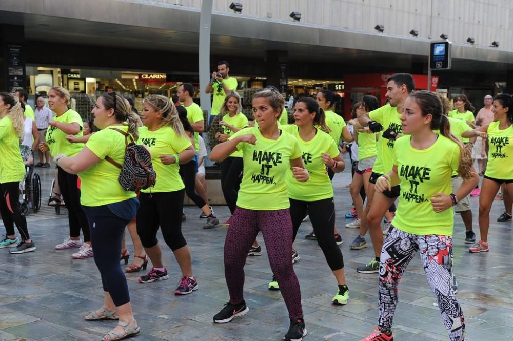 Zumba en la Avenida Libertad