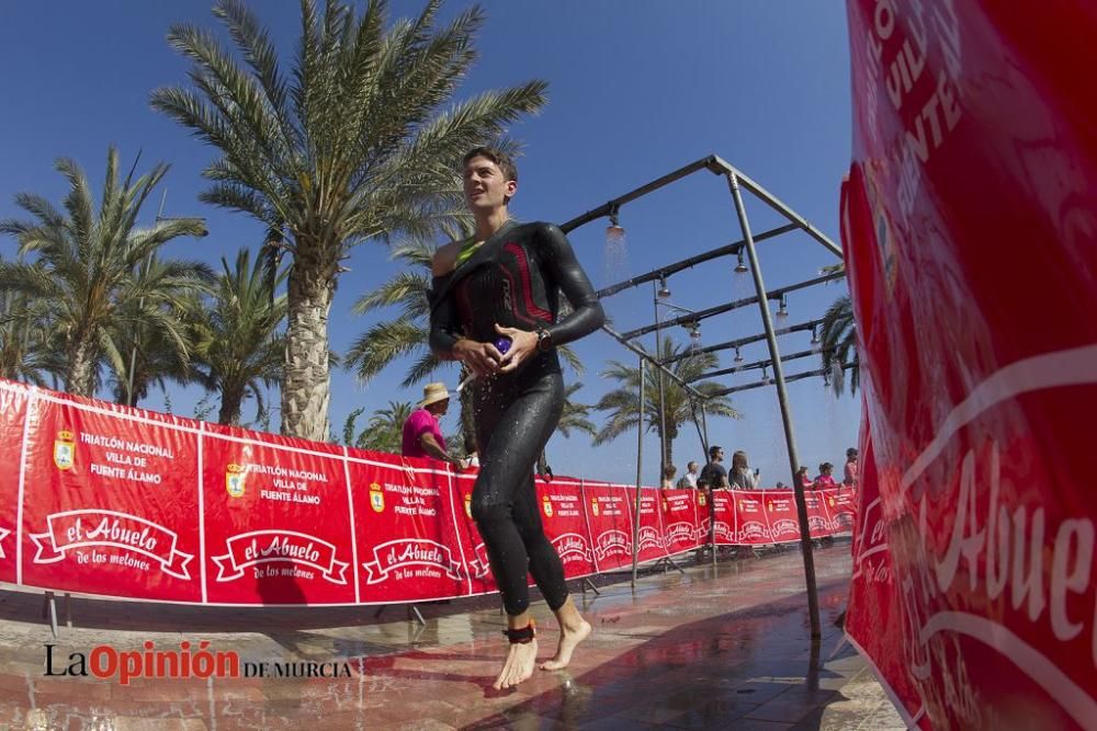 Salida del Triatlón Villa de Fuente Álamo