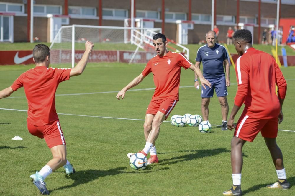 Entrenamiento del Sporting