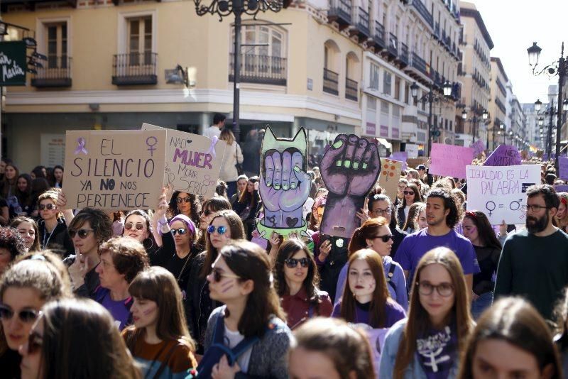 Concentraciones por el 8-M en Zaragoza