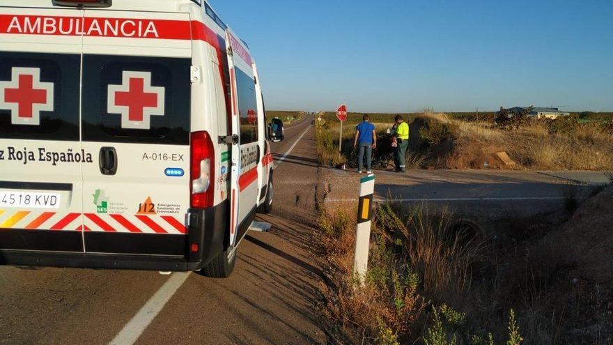 Un ciclista y una furgoneta implicados en un accidente en Almendralejo