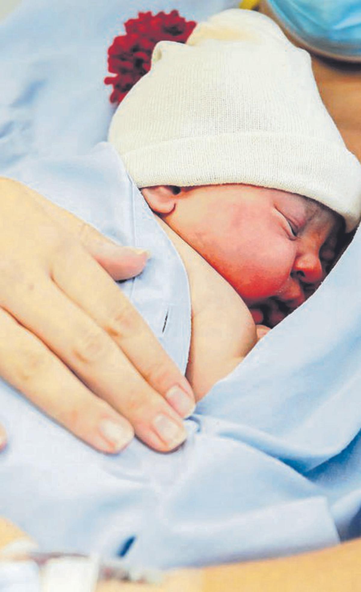 Imagen de archivo de un bebé.