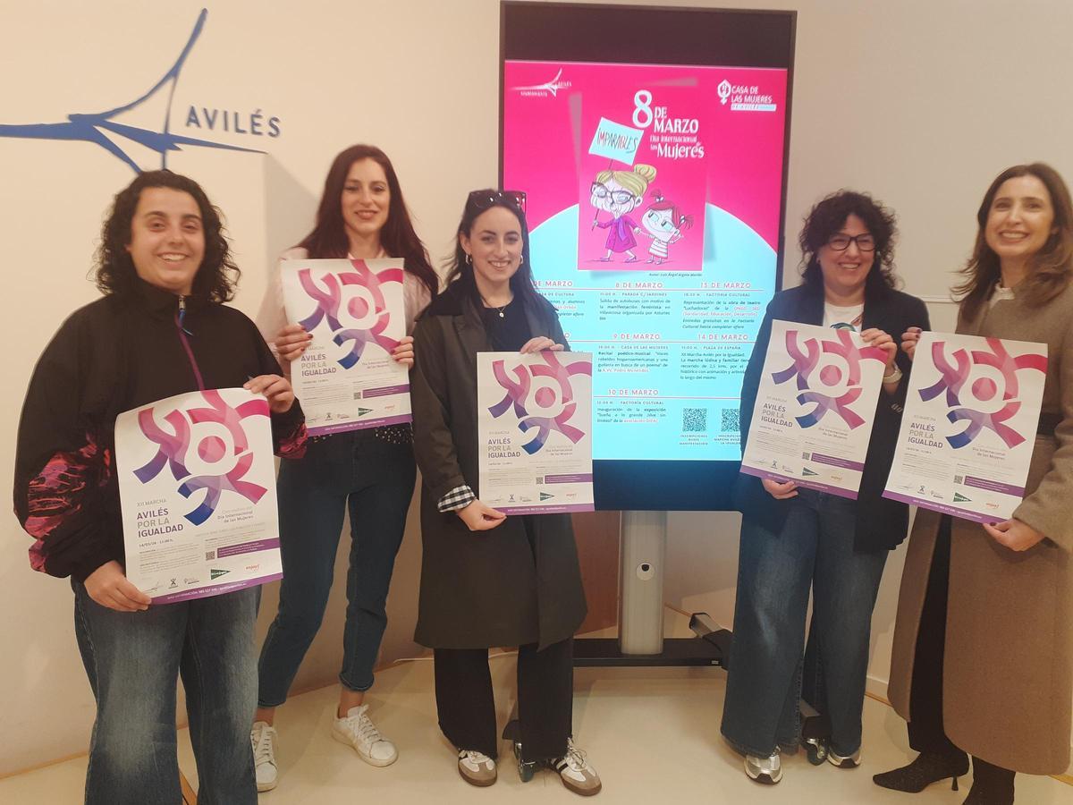 Presentación de la Marcha "Avilés por la Igualdad"