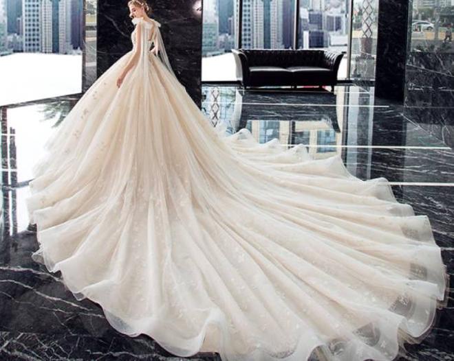 Vestido de novia estilo princesa de Aliexpress