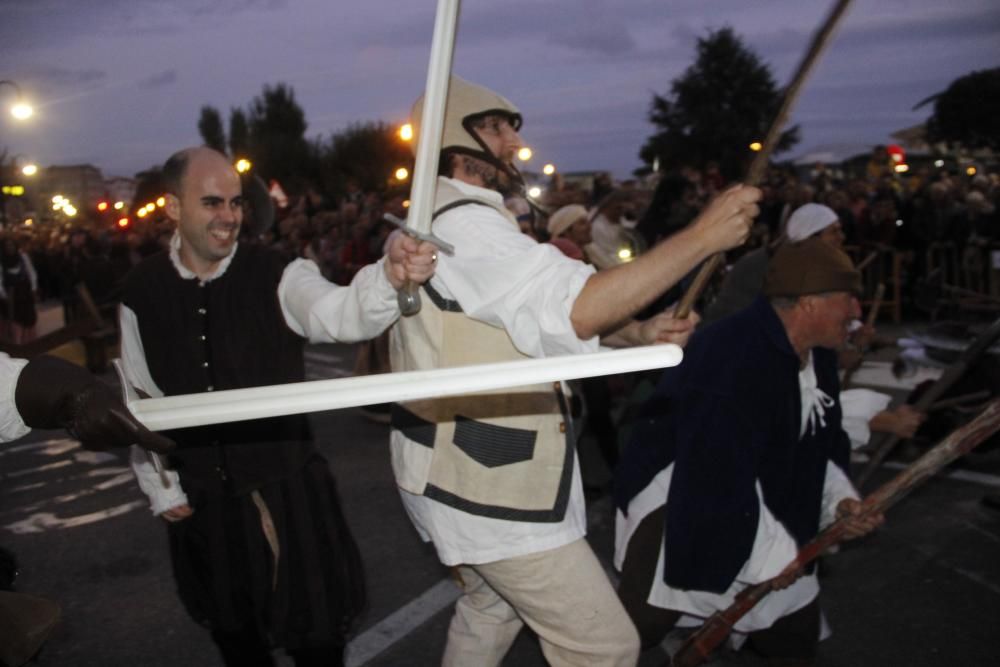 Cangas sucumbe a la invasión pirata