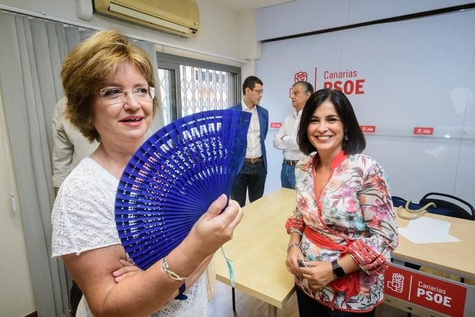 Presentación de las candidaturas del PSOE, ...