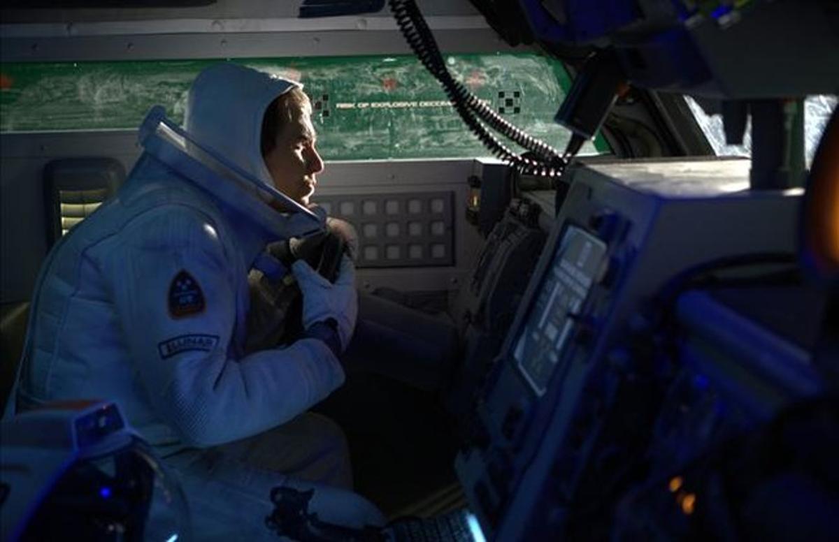 Sam Rockwell, en una escena de ’Moon’. Sam Rockwell, en una escena de ’Moon’.