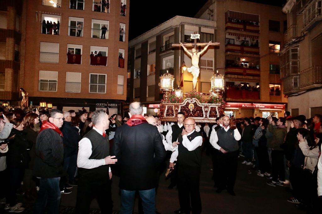 Imágenes del encuentro de las tres imágenes de la Archicofradía del Cristo de la Sangre de Lorca