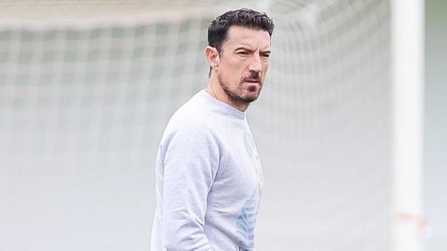 Toché, en la ciudad deportiva del Albacete.