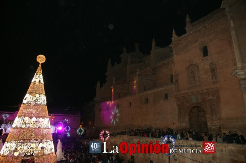 Encendido de luces de Navidad en Lorca