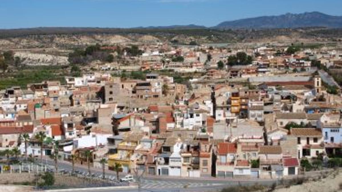 Vista panorámica de la localidad de Albudeite